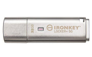 Kingston Ironkey Locker+ 50 32GB Encrypted USB Metal Casing Flash Drive - SWIFT PERIPHERALSIKLP50/32GB