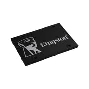 2.5-inch internal solid state drive with black casing and Kingston logo, SATA interface