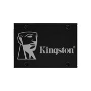 2.5-inch internal solid state drive with black casing and logo, suitable for SATA storage upgrade