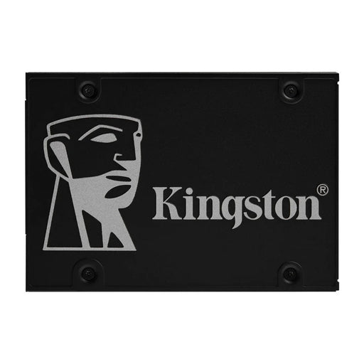 2.5-inch internal solid state drive with silver logo and text on black casing
