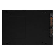 Back view of a 2.5 inch SATA internal solid state drive with visible connector pins
