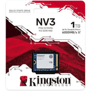 Kingston NV3 1TB M.2 2230 Gen4 NVMe Internal Solid State Drive - SWIFT PERIPHERALSSNV3SM3/1T0
