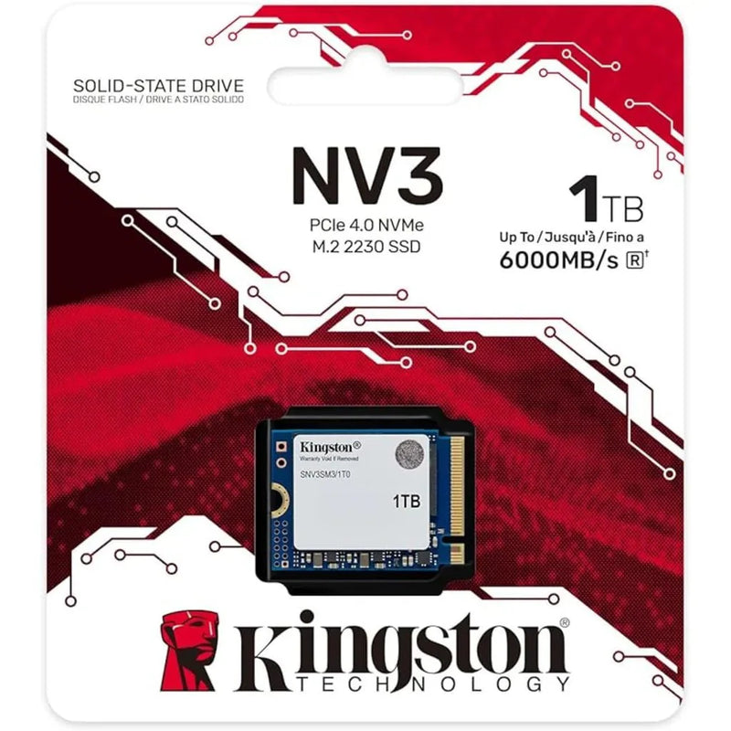 Kingston NV3 1TB M.2 2230 Gen4 NVMe Internal Solid State Drive - SWIFT PERIPHERALSSNV3SM3/1T0