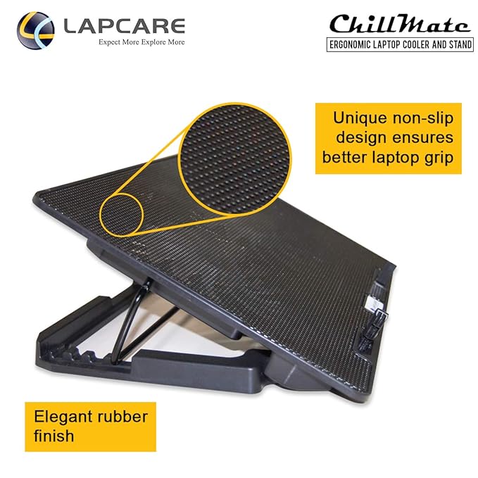 Lapcare DCX - A101 ChillMate Laptop Cooler (Black) - SWIFT PERIPHERALSLOSPCM6130