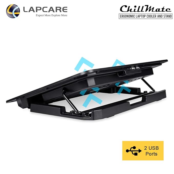 Lapcare DCX - A101 ChillMate Laptop Cooler (Black) - SWIFT PERIPHERALSLOSPCM6130
