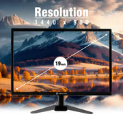 Lapcare LM195WDH 19" 60Hz 1440x900 VGA HDMI Wall Mountable LED Monitor - SWIFT PERIPHERALSLKTFZO8681