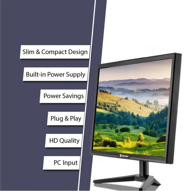 LAPCARE LM21WHD 20" 60Hz 1600x900 VGA HDMI Wall Mountable LED Monitor - SWIFT PERIPHERALSLKTFVH8683