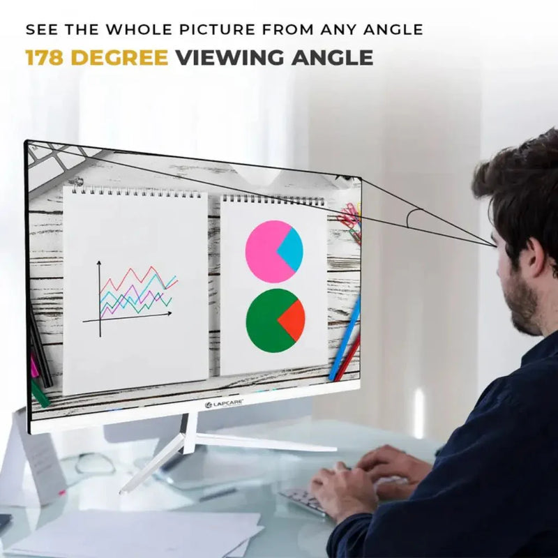 LAPCARE LM24GMWSP 24" 60Hz 5ms Full HD LED Monitor with Built - in Speakers - SWIFT PERIPHERALSLKTFMW8649