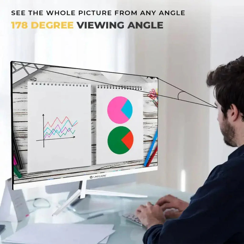 LAPCARE LM27GMWSP 27" 75Hz 5ms Full HD LED Monitor with Built - in Speakers - SWIFT PERIPHERALSLKTFHD8648