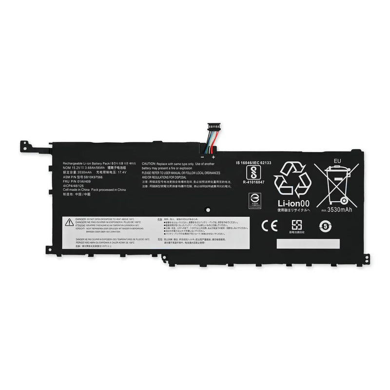 Lenovo 00HW028 Original OEM 52Whr 3425mAh 15.2V 4 Cell Laptop Battery for Select Lenovo Laptops - SWIFT PERIPHERALS00HW028-OEM