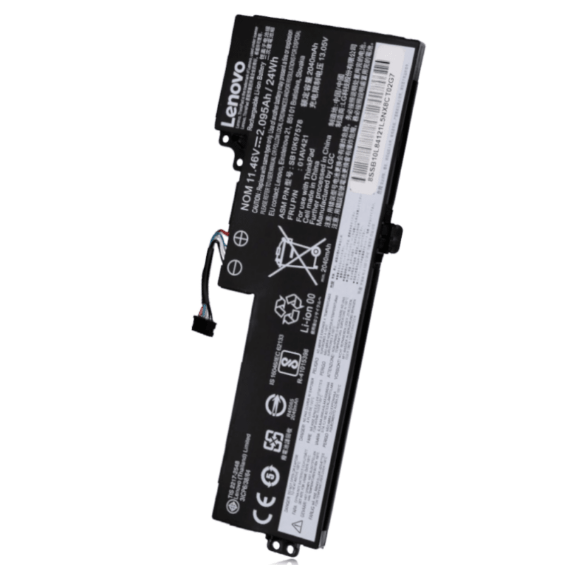 Lenovo 01AV420 Original OEM 24Whr 2040mAh 11.46V 3 Cell Laptop Battery for Select Lenovo Laptops - SWIFT PERIPHERALS01AV420-OEM