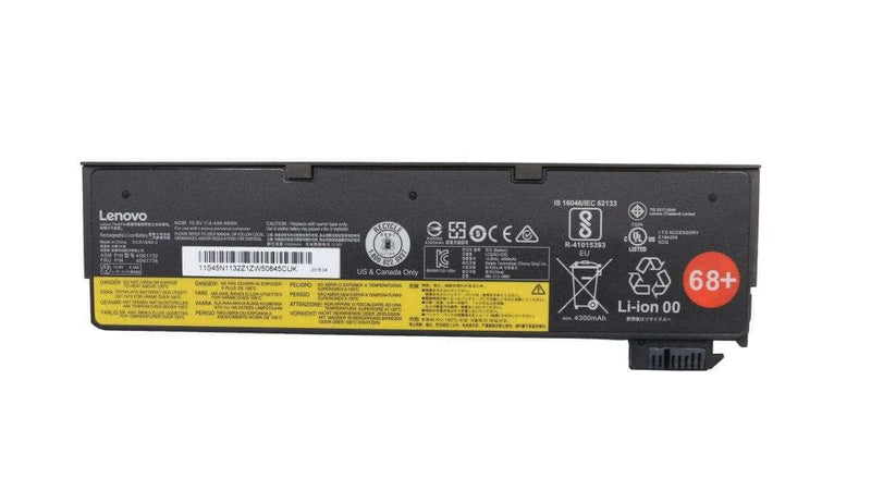 Lenovo 0C52862 Original OEM 72Whr 6600mAh 10.8V 6 Cell Laptop Battery for Select Lenovo Laptops - SWIFT PERIPHERALSX240-OEM