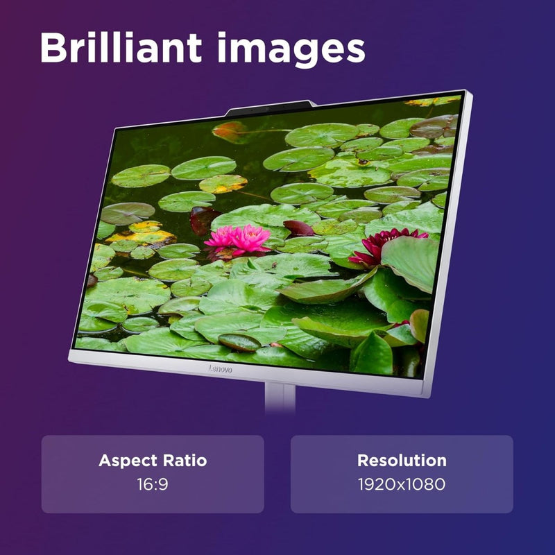 LENOVO A100 ALL IN ONE INTEL CORE I3 - N305 23.8" FHD (1920X1080) 3 - SIDE EDGELESS ALL - IN - ONE DESKTOP (8GB/512GB SSD/WIN11/MS OFFICE 2024/5MP CAMERA/USB CALLIOPE KEYBOARD & MOUSE) F0J6005GIN - SWIFT PERIPHERALSF0J6005GIN