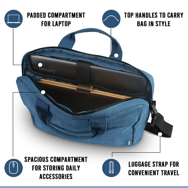 Lenovo Casual Toploader Bag T210 for 15.6 - inch Laptops - SWIFT PERIPHERALSGX40Q17229