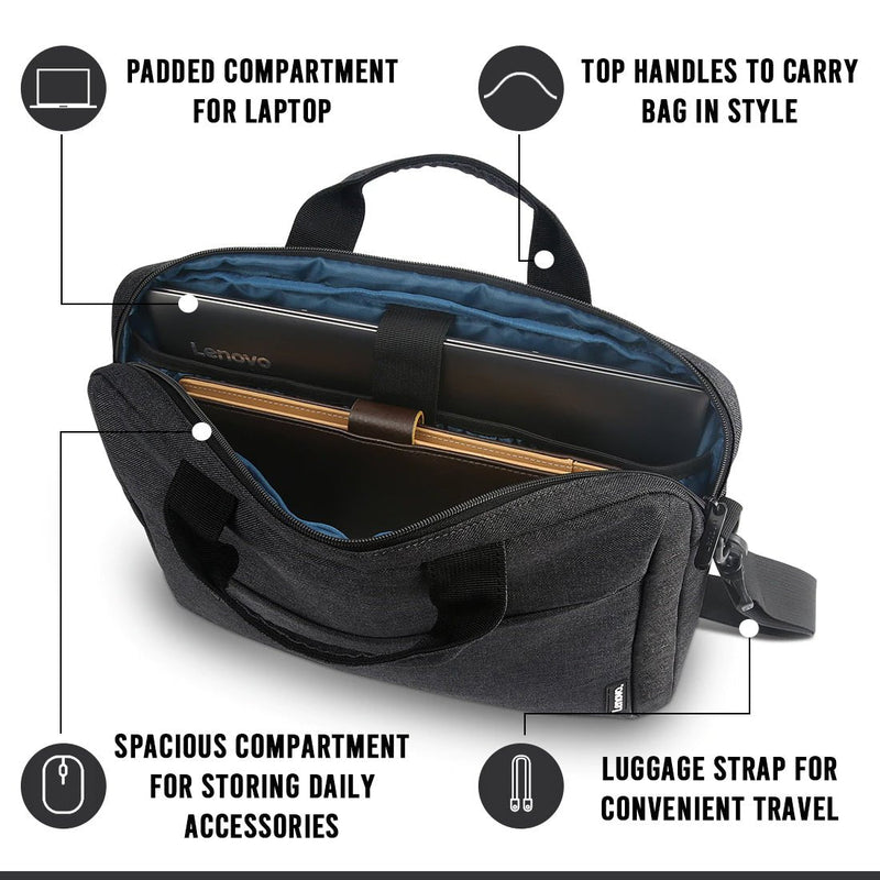 Lenovo Casual Toploader Bag T210 for 15.6 - inch Laptops - SWIFT PERIPHERALSGX40Q17231