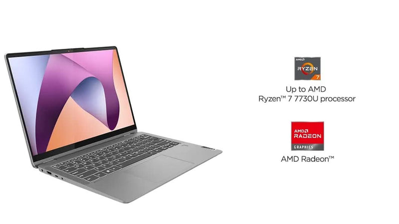 LENOVO FLEX 5 82XX0071IN [R7 - 7730U RYZEN/16GB/512GB SSD/WIN11 HOME+MSO/14.0 INCH/INTEGRATED GRAPHICS /1 YEAR(S)/GREY] - SWIFT PERIPHERALS1087873