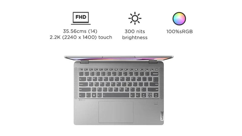 LENOVO FLEX 5 82XX0071IN [R7 - 7730U RYZEN/16GB/512GB SSD/WIN11 HOME+MSO/14.0 INCH/INTEGRATED GRAPHICS /1 YEAR(S)/GREY] - SWIFT PERIPHERALS1087873