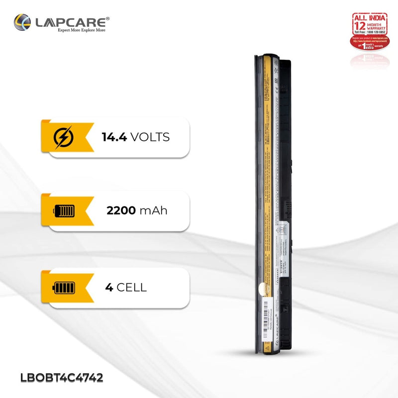 Lenovo G400s G50 - 80 G50 - 70 Compatible Laptop Battery 29Whr 2000mAh 14.4V 4 Cell - SWIFT PERIPHERALSLBOBT4C4742