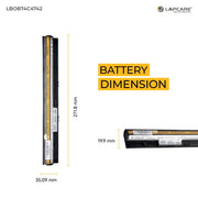 Lenovo G400s G50 - 80 G50 - 70 Compatible Laptop Battery 29Whr 2000mAh 14.4V 4 Cell - SWIFT PERIPHERALSLBOBT4C4742