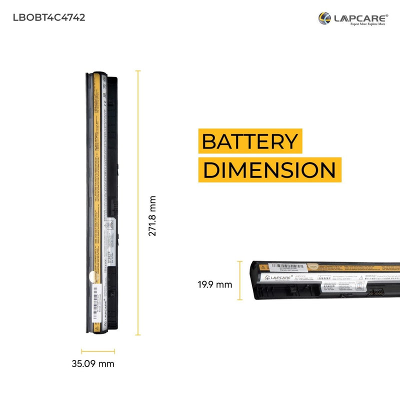 Lenovo G400s G50 - 80 G50 - 70 Compatible Laptop Battery 29Whr 2000mAh 14.4V 4 Cell - SWIFT PERIPHERALSLBOBT4C4742