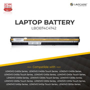Lenovo G400s G50 - 80 G50 - 70 Compatible Laptop Battery 29Whr 2000mAh 14.4V 4 Cell - SWIFT PERIPHERALSLBOBT4C4742