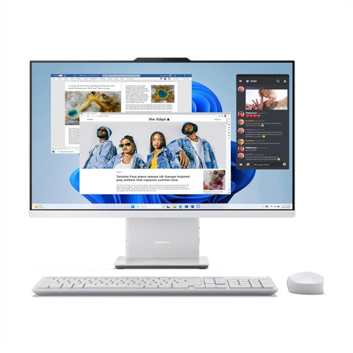 LENOVO IDEACENTRE AIO 13TH GEN CORE I5 - 13420H 24" FHD IPS (16GB RAM/512GB SSD/WINDOWS11/OFFICE 24/3WX2 HARMAN SPEAKERS/WIRELESS EOS KEYBOARD & MOUSE, CLOUD GREY), F0HN00PHIN ALL - IN - ONE DESKTOP - SWIFT PERIPHERALS1094879