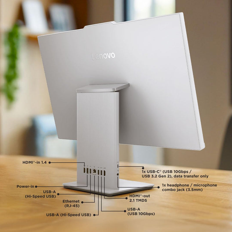 LENOVO IDEACENTRE AIO INTEL CORE I7 13620H 27 INCH QHD IPS 3 - SIDE EDGELESS ALL - IN - ONE DESKTOP (32GB/1TB SSD/WIN11/OFFICE 21/5.0MP+IR CAMERA/3WX2 HARMAN SPEAKERS/WIRELESS EOS KEYBOARD & MOUSE), F0HM0067IN - SWIFT PERIPHERALSF0HM0067IN