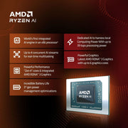 LENOVO IDEAPAD 5 2 - IN - 1 AMD RYZEN 5 8645HS 14" (35.5CM) WUXGA IPS 300NITS CONVERTIBLE LAPTOP (16GB RAM/512GB SSD/WIN 11/OFFICE HOME 2024/BACKLIT KB/FPR/FHD CAMERA/GREY/1.6KG), 83DR007CIN - SWIFT PERIPHERALS1092554