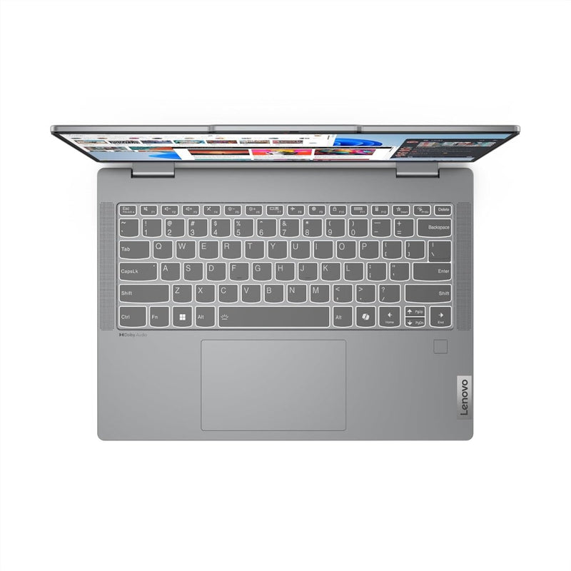 LENOVO IDEAPAD 5 2 - IN - 1 AMD RYZEN 5 8645HS 14 INCH (35.5CM) WUXGA IPS 300NITS CONVERTIBLE LAPTOP (16GB/512GB SSD/WIN 11/OFFICE 21/BACKLIT KB/FPR/FHD CAMERA/ALEXA/3 MON.GAME PASS/GREY/1.6KG), 83DR003DIN - SWIFT PERIPHERALSLenovo060