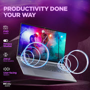LENOVO IDEAPAD 5 2 - IN - 1 AMD RYZEN 5 8645HS 14 INCH (35.5CM) WUXGA IPS 300NITS CONVERTIBLE LAPTOP (16GB/512GB SSD/WIN 11/OFFICE 21/BACKLIT KB/FPR/FHD CAMERA/ALEXA/3 MON.GAME PASS/GREY/1.6KG), 83DR003DIN - SWIFT PERIPHERALSLenovo060