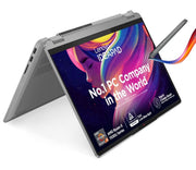 LENOVO IDEAPAD FLEX 5 AMD RYZEN 5 7530U 14 INCH (35.5CM) WUXGA+ IPS 2 - IN - 1 LAPTOP (16GB/512GB SSD/WIN 11/OFFICE 2021/BACKLIT KB/FPR/FHD CAMERA/ALEXA/3 MONTH GAME PASS/ARCTIC GREY/1.55KG), 82XX007KIN - SWIFT PERIPHERALSLenovo066
