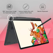 LENOVO IDEAPAD FLEX 5 INTEL CORE I7 13TH GEN 1355U - (16 GB/512 GB SSD/WINDOWS 11 HOME) 14IRU8 2 IN 1 LAPTOP (14 INCH, ARCTIC GREY, 1.5 KG, WITH MS OFFICE) - SWIFT PERIPHERALSLenovo064