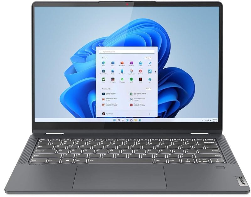 LENOVO IDEAPAD FLEX INTEL CORE I3 - 1215U 14 INCH(35.5CM) WUXGA+ IPS 2 - IN - 1 LAPTOP (8GB/512GB SSD/WINDOWS 11/MS OFFICE 2021/FHD CAMERA DIGITAL PEN/ALEXA/3 MONTH GAME PASS/GREY/1.5KG), 82R700KHIN - SWIFT PERIPHERALS1092553