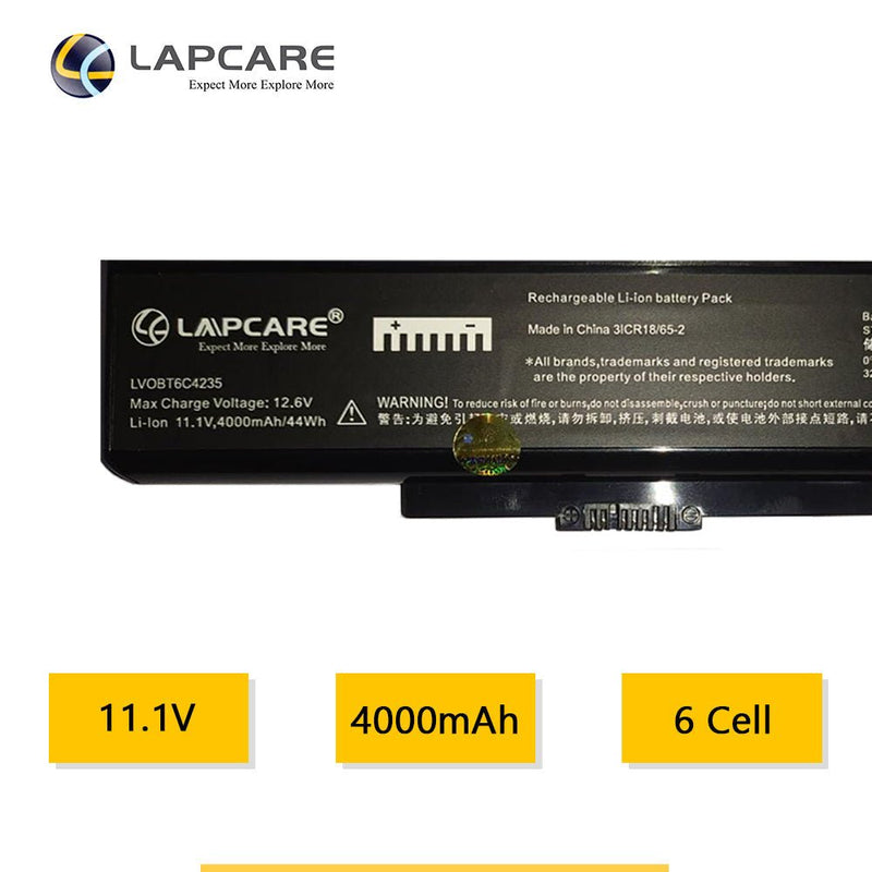 Lenovo IdeaPad G480 G580 Series Compatible Laptop Battery 48.84Wh 4400mAh 11.1V 6 Cell - SWIFT PERIPHERALSLVOBT6C4235