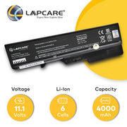 Lenovo Ideapad Series Compatible Laptop Battery 4000mAh 11.1V 6 Cell - SWIFT PERIPHERALSLVOBT6C2160
