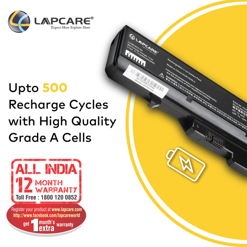 Lenovo Ideapad Series Compatible Laptop Battery 4000mAh 11.1V 6 Cell - SWIFT PERIPHERALSLVOBT6C2160