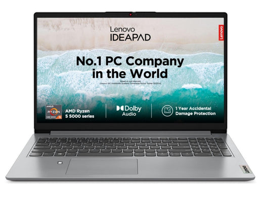 LENOVO IDEAPAD SLIM 1 82R400BGIN [R5 - 5500U RYZEN/8GB/512GB SSD/WIN11 HOME+MSO/15.6 INCH/INTIGRATED GRAPHICS /1 YEAR(S)/GREY] - SWIFT PERIPHERALS1087500