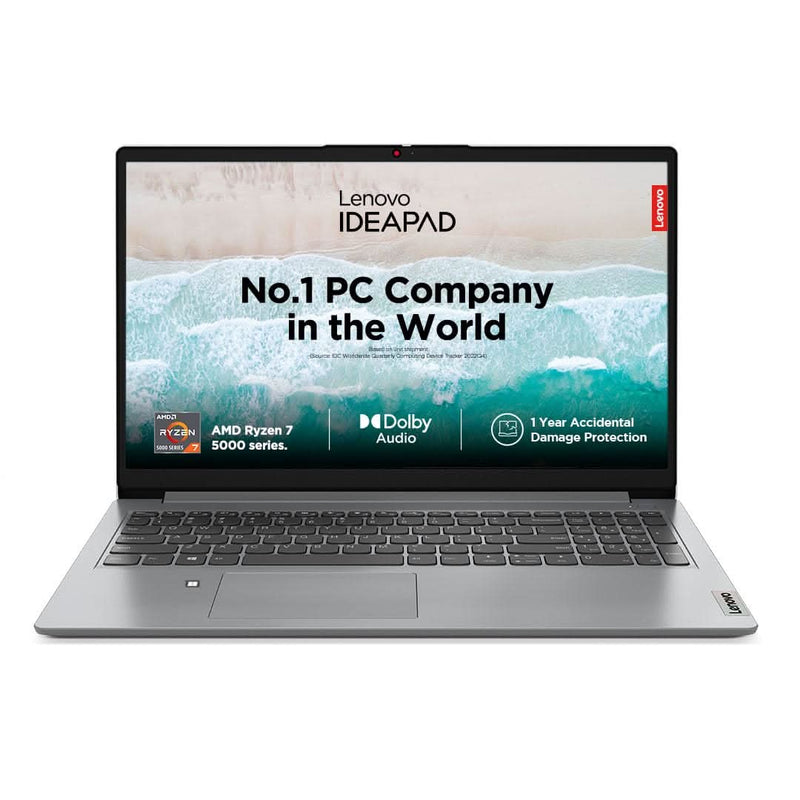 LENOVO IDEAPAD SLIM 1 82R400EHIN [R7 - 7500U RYZEN/16GB/512GB SSD/WIN11 HOME+MSO/15.6 INCH/INTEGRATED GRAPHICS /1 YEAR(S)/GREY] - SWIFT PERIPHERALS1091279