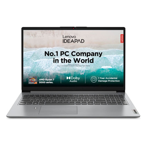 LENOVO IDEAPAD SLIM 1 82R400EHIN [R7 - 7500U RYZEN/16GB/512GB SSD/WIN11 HOME+MSO/15.6 INCH/INTEGRATED GRAPHICS /1 YEAR(S)/GREY] - SWIFT PERIPHERALS1091279