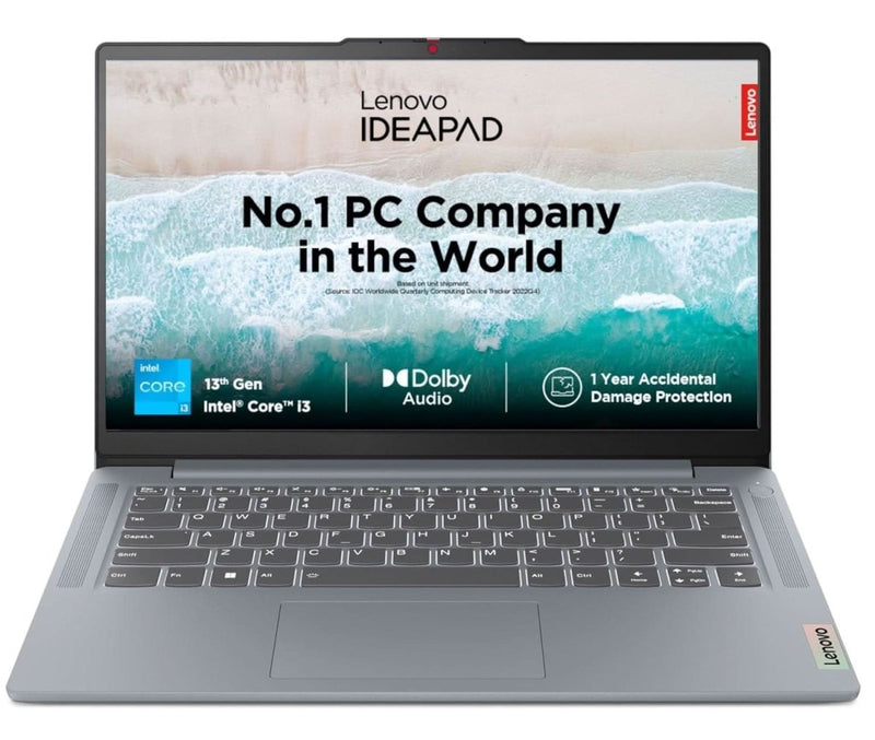 Lenovo IdeaPad Slim 3, 13th Gen Intel Core i3 - 1315U, 8GB, 512GB SSD, Intel UHD Graphics, 14 Inch FHD, Win 11, MS Office 2024, Grey, 82X6005KIN - SWIFT PERIPHERALS1095307