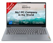 LENOVO IDEAPAD SLIM 3 13TH GEN INTEL CORE I7 - 13620H 15.6" (39.62CM) FHDIPS300 NITS THIN&LIGHT LAPTOP (16GB/512GB SSD/INTEL UHDGRAPHICS/WIN11/OFFICE HOME 2024/1YRADP FREE/ARCTIC - GREY/1.6KG), 83EM00GTIN - SWIFT PERIPHERALS1092734