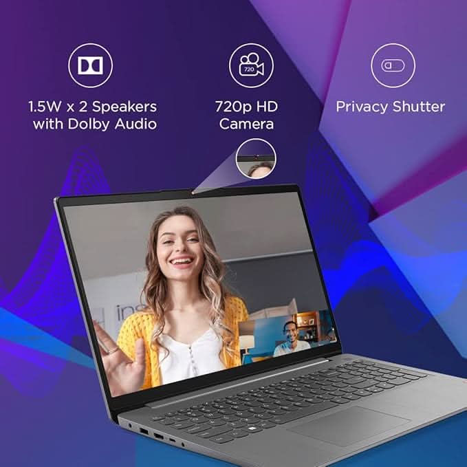 LENOVO IDEAPAD SLIM 3 82RK00VWIN [CI3 - 1215U 12TH GEN/8GB/512GB SSD/WIN11 HOME+MSO/15.6 INCH/INTEGRATED GRAPHICS /1 YEAR(S)/GREY] - SWIFT PERIPHERALS1087098