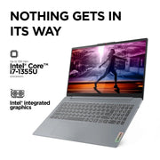 LENOVO IDEAPAD SLIM 3 82X700G4IN [CI3 - 1315U/8GB/512GB SSD/WIN11 HOME+MS24/15.6"/INTEGRATED GRAPHICS/1 YEAR(S)/GREY] - SWIFT PERIPHERALS1095755