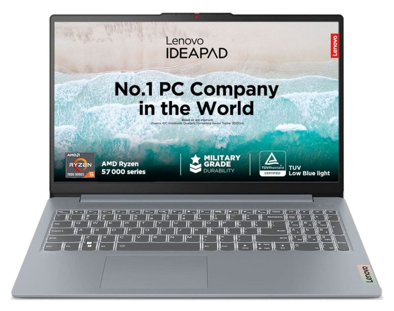 LENOVO IDEAPAD SLIM 3 82XQ008VIN [R5 - 7520U RYZEN/16GB/512GB SSD/WIN11 HOME+MSO/15.6 INCH/INTEGRATED GRAPHICS /1 YEAR(S)/GREY] - SWIFT PERIPHERALS1088692