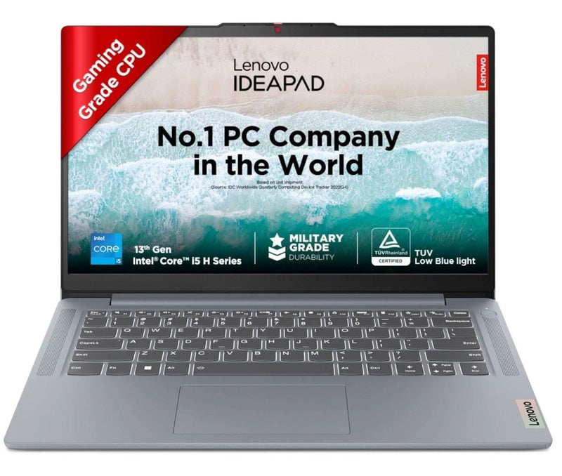 LENOVO IDEAPAD SLIM 3 83EL003PIN [CI5 - 13420H 13TH GEN/16GB/512GB SSD/WIN11 HOME+MSO/14.0 INCH/INTEGRATED GRAPHICS /1 YEAR(S)/GREY] - SWIFT PERIPHERALS1090026