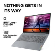 LENOVO IDEAPAD SLIM 3 83EM009YIN [CI7 - 13620H 13TH GEN/16GB/512GB SSD/WIN11 HOME+MSO/15.6 INCH/INTEGRATED GRAPHICS /1 YEAR(S)/GREY] - SWIFT PERIPHERALS1089514