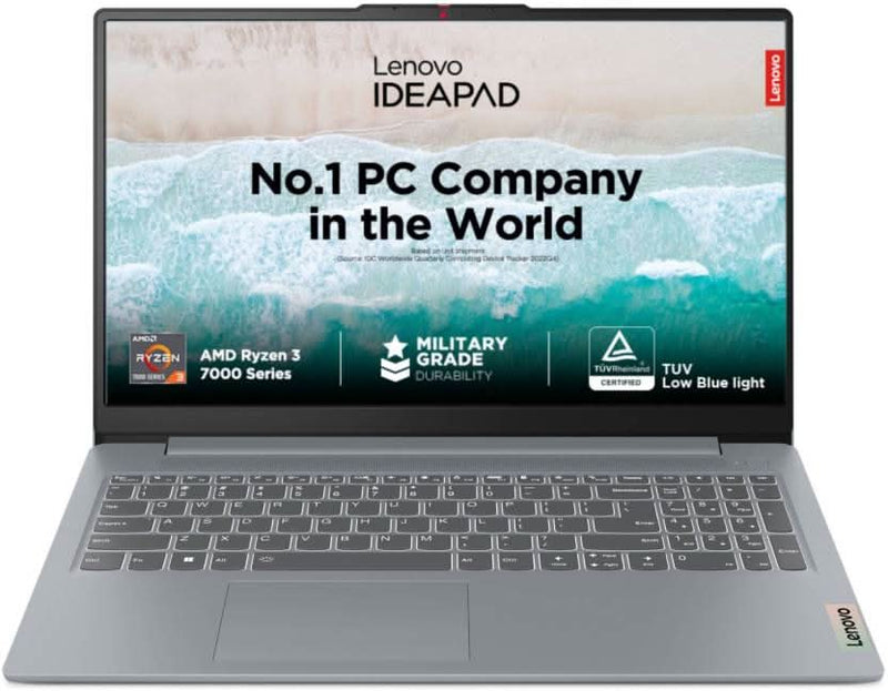 LENOVO IDEAPAD SLIM 3 AMD RYZEN 3 QUAD CORE 7320U - (8 GB/512 GB SSD/WINDOWS 11 HOME) 15AMN8 THIN AND LIGHT LAPTOP (15.6 INCH, ARCTIC GREY, 1.62 KG, WITH MS OFFICE) - SWIFT PERIPHERALSLenovo131