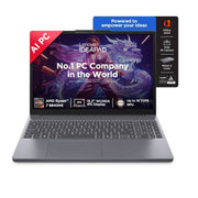 Lenovo IdeaPad Slim 3 AMD Ryzen 7 8840HS, 16GB, 512GB SSD, Integrated AMD Radeon 780M Graphics, 15.3 Inch WUXGA IPS, Win 11, MS Office 2024, Luna Grey, 83KA0048IN - SWIFT PERIPHERALS1096669