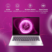 LENOVO IDEAPAD SLIM 5 82XD003MIN [CI5 - 13420H 13TH GEN/16GB/512GB SSD/WIN11 HOME+MSO/14.0 INCH/INTEGRATED GRAPHICS /1 YEAR(S)/GREY] - SWIFT PERIPHERALS1086328