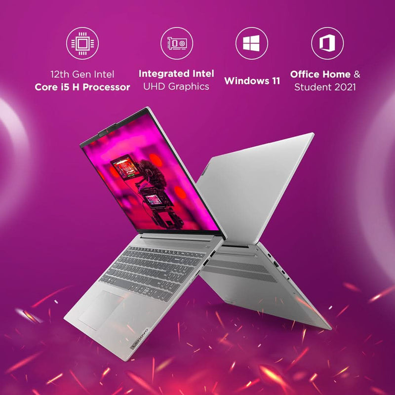 LENOVO IDEAPAD SLIM 5 83BG000DIN [CI5 - 12450H 12TH GEN/16GB/512GB SSD/WIN11 HOME+MSO/16.0 INCH/INTEGRATED GRAPHICS /1 YEAR(S)/GREY] - SWIFT PERIPHERALS1087102